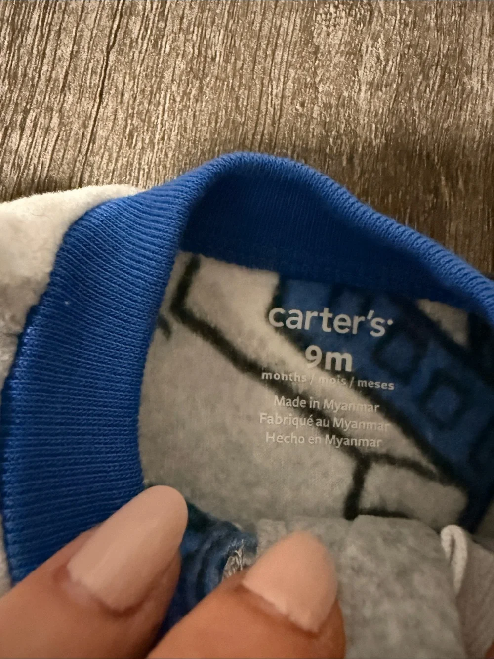 Blue Snowman and Truck Footed One-Piece Pajamas for Kids